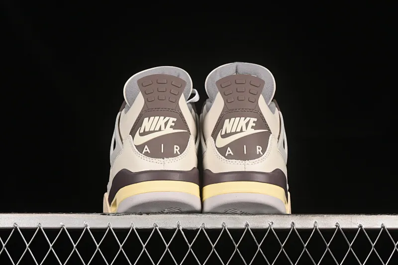 All Categories Air Jordan Jordan Series Basketball Shoes Air Jordan 4 Special Price #ZG Version Air Jordan 4 Retro "Baimoka" AJ4 Joe 4 White Mocha Joint Basketball Shoes DR5415-102